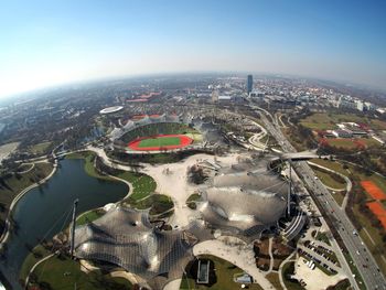 Aerial view of cityscape
