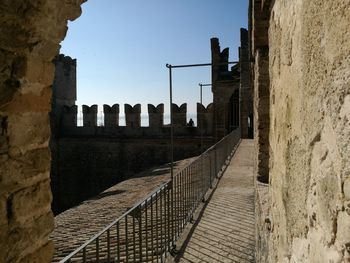 View of old ruins against sky