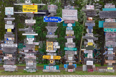 Text written on multi colored city