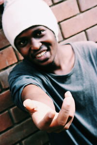Portrait of a smiling young man