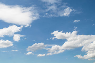 Low angle view of clouds in sky