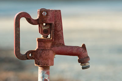 Close-up of rusty metal