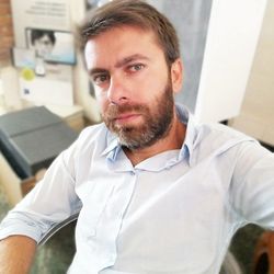 Portrait of young man