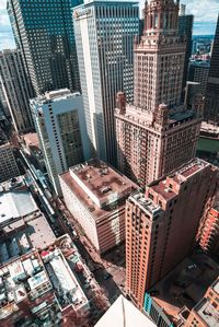 Aerial view of city