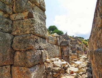 View of old ruins