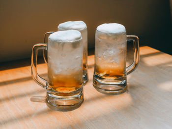 Close-up of drink on table