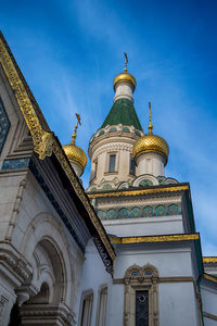 Low angle view of cathedral against sky