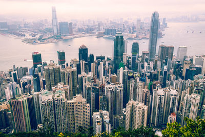 Aerial view of a city