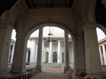 Entrance of historic building