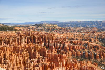Elevated view of bryce canyon national park