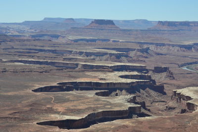 Rock formations in a desert