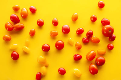 High angle view of tomatoes