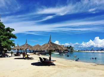 View of beach against sky