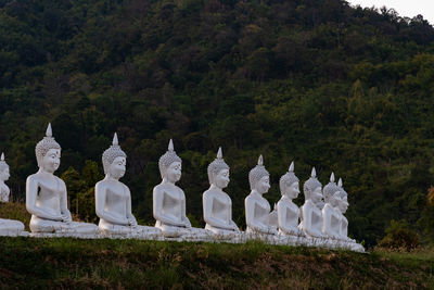 Low angle view of statue
