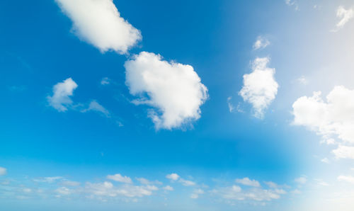 Low angle view of clouds in sky