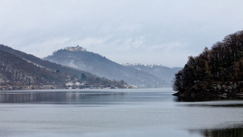 Waldeck castle in winter, germany