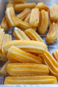 Close-up of fries on plate