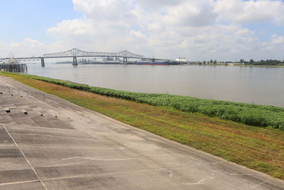 Scenic view of river against sky