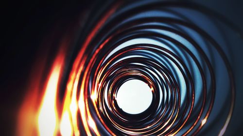 Close-up of abstract lights