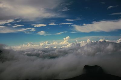 Scenic view of clouds against sky