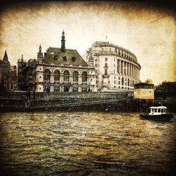 River with buildings in background