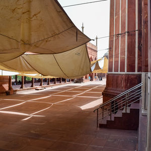 Interior of historic building jama masjid in delhi 6