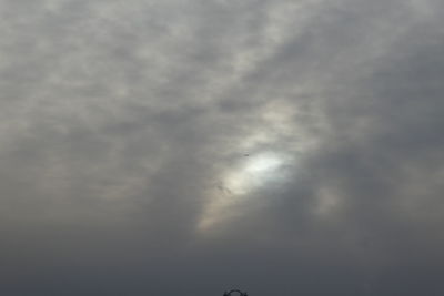 Low angle view of storm clouds in sky