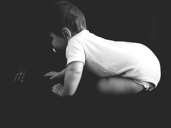 Close-up of boy