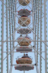 Low angle view of eiffel tower