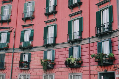 Full frame shot of residential building