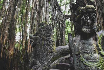 Sculpture of tree trunk