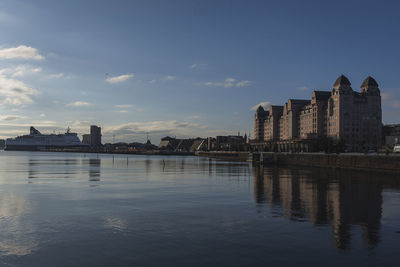 View of city at waterfront