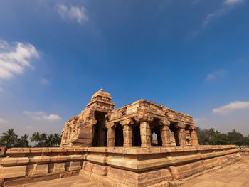 Low angle view of a temple