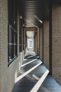 Corridor of building