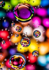 Close-up of bubbles