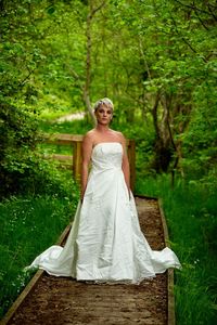 Mid adult woman in a forest