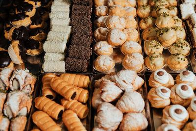 Full frame shot of food for sale in market