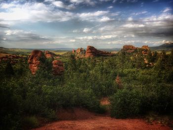 Scenic view of landscape against sky