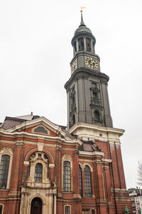 Low angle view of building against sky