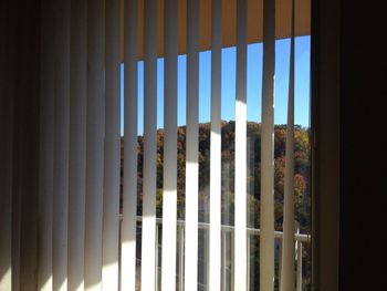 Close-up of window against sky