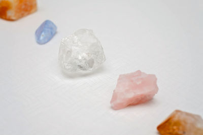 Close-up of ice cream on table