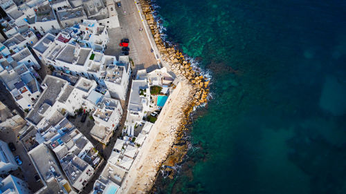 High angle view of cityscape