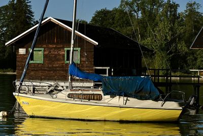 Boat in lake