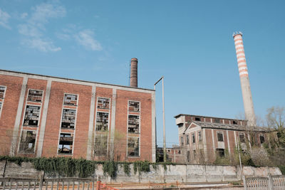 Low angle view of building against sky