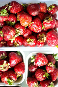 Full frame shot of strawberries