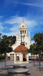 View of church against cloudy sky