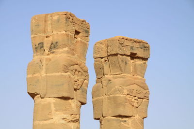 Low angle view of historical building against sky