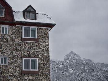 Low angle view of building against sky