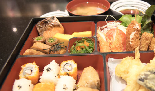 Close-up of food in container