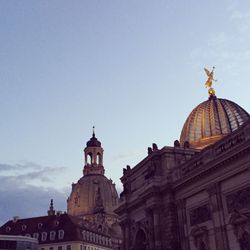 Low angle view of church against sky